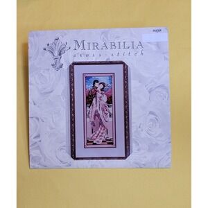 Mirabilia The Kiss Cross Stitch Pattern MD112 Nora Corbett 1995 Romantic Chart